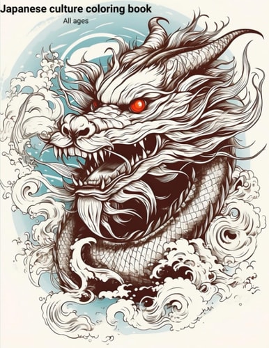 Japanese Culture Coloring Book