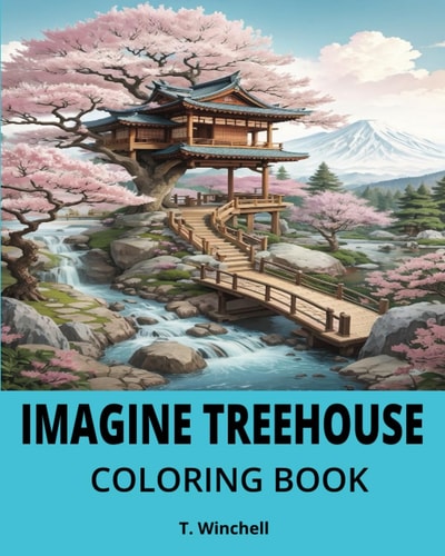 Imagine Treehouse Coloring Book