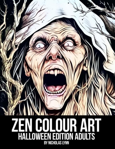 Zen Colour Art Halloween Adults Edition