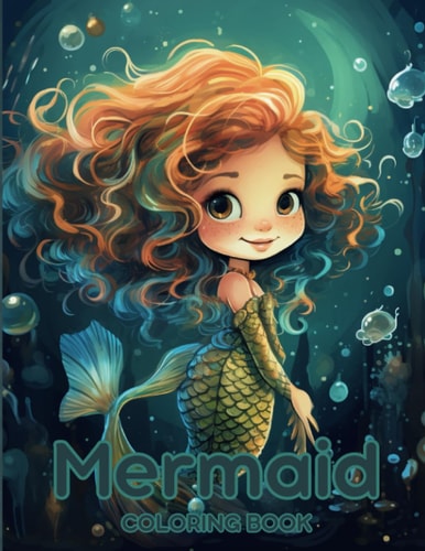 Mermaid Coloring Book For Kids