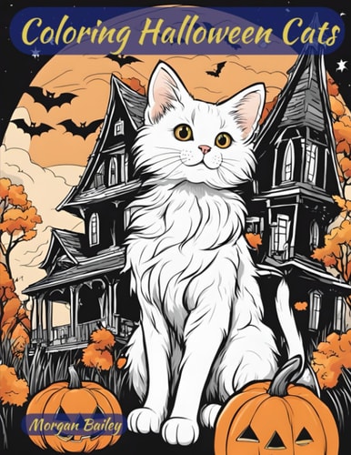 Coloring Halloween Cats