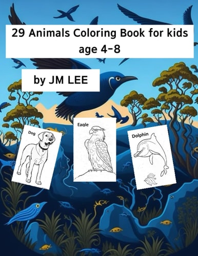 29 Animals Coloring Book for Kids Age 4-8