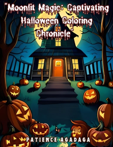 "Moonlit Magic Captivating Halloween Coloring Chronicle"
