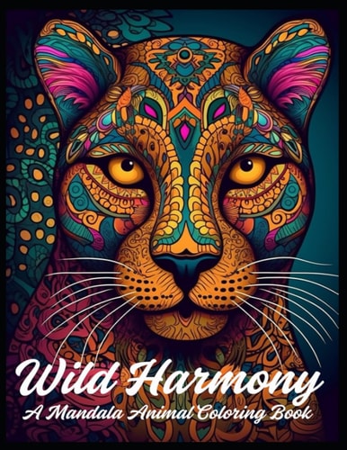 Wild Harmony A Mandala Animal Coloring Book 100 Images