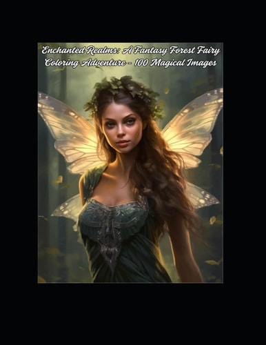Enchanted Realms A Fantasy Forest Fairy Coloring Adventure - 100 Magical Images