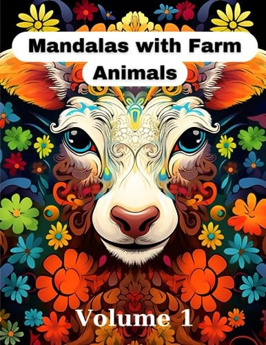 Mandalas with Farm Animals