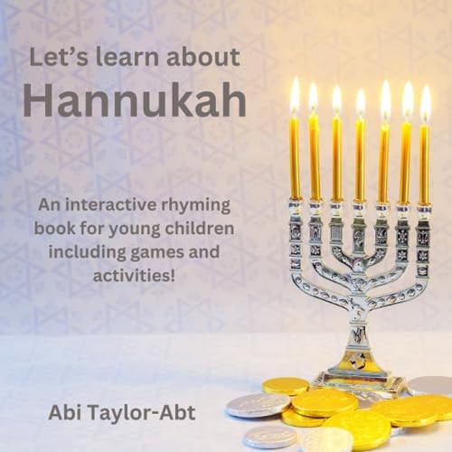 Let's Learn About Hannukah A Rhyming Interactive Children's Book!