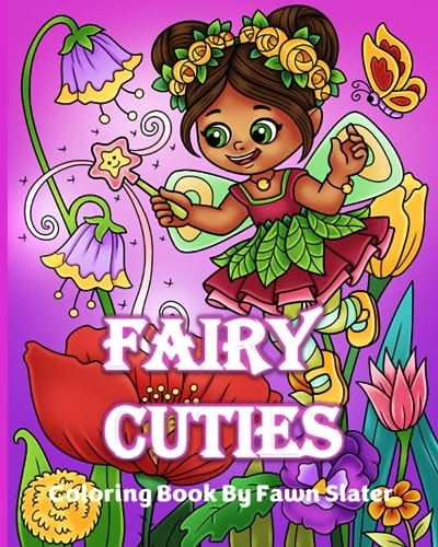 Fairy Cuties Experience the Joy of Coloring with 30 Charming and Delightful Fairy Children