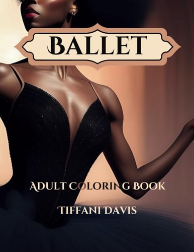Ballet Adult Coloring Book