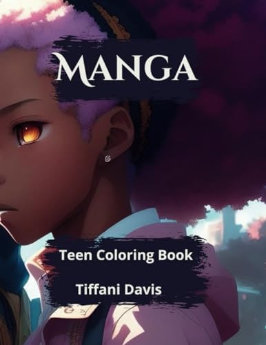 Manga Teen Coloring Book