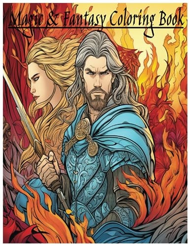 Magic & Fantasy Coloring Book