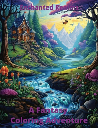 Enchanted Realms A Fantasy Coloring Adventure
