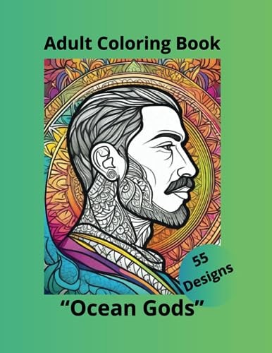 Adult Coloring Book "Ocean Gods"