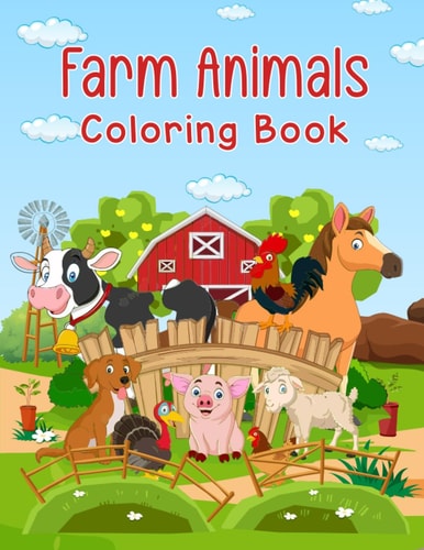 FARM FRIENDS COLORING BOOK FOR CHILDREN Meet the Animals of the Countryside!.