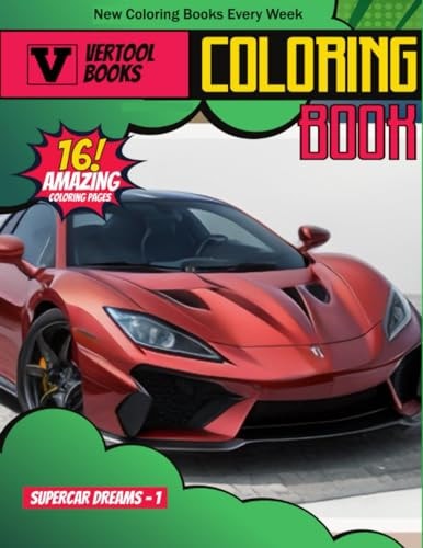 Supercar Dreams 1 A Coloring Odyssey