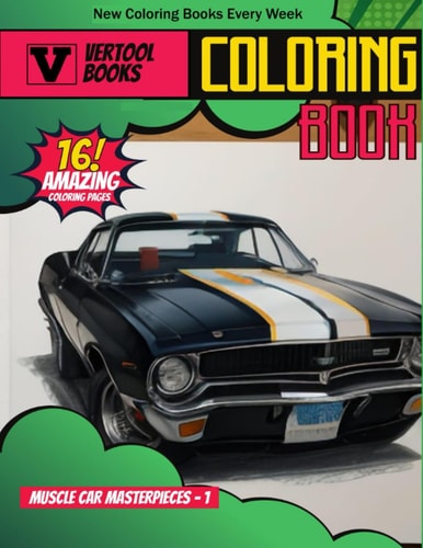 Muscle Car Masterpieces 1 A Coloring Journey