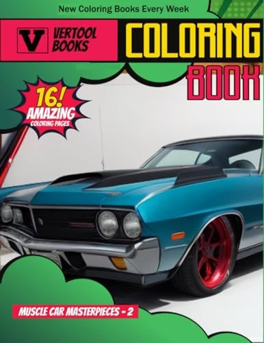 Muscle Car Masterpieces 2 A Coloring Journey