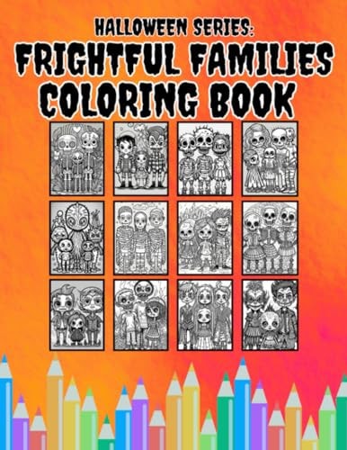 Frightful Families Halloween Coloring Book