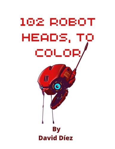 102 Robot Heads, to Color