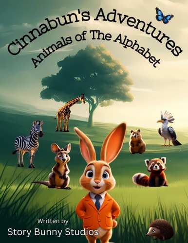 Cinnabun's Adventures Animals of the Alphabet: Children Books Ages 3-5, Childrens Books about Animals