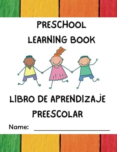 Spanish English Preschool Learning Book