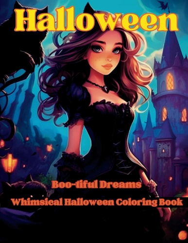 Boo-tiful Dreams Whimsical Halloween Coloring Book