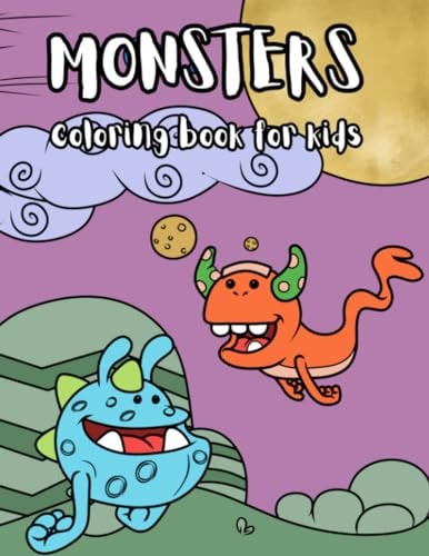 Monsters Coloring Book for Kids Monsters Halloween