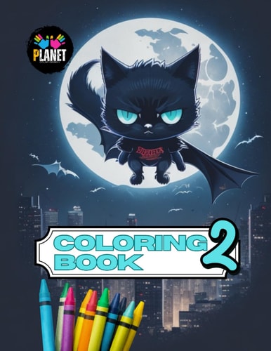 SUPER HERO COLORING BOOK FOR BOYS SUPERHERO CATS.