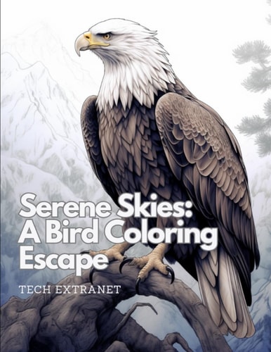 Serene Skies A Bird Coloring Escape