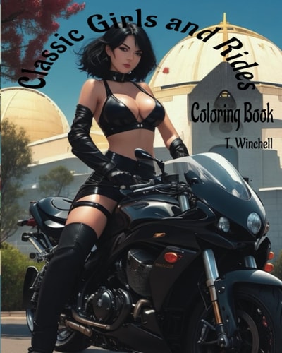 Classic Girls and Rides Coloring Book