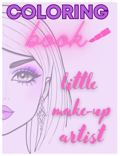 Coloring Book Little Make-up Arist Mini Make-up Artist