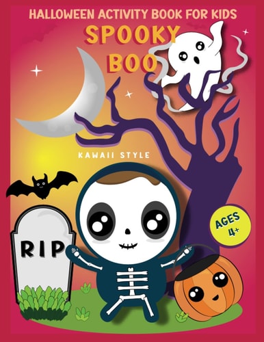 Halloween Activity Book for Kids Spooky Boo