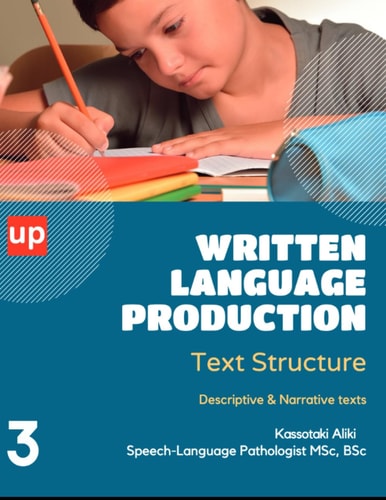 Written Language Production TEXT STRUCTURE, Part A A Guide of Descriptive and Narrative Speech.