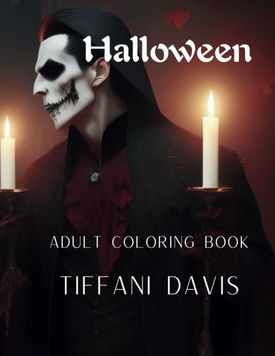 Halloween Adult Coloring Book