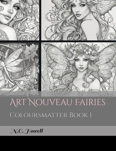 Art Nouveau Fairies Coloursmatter Book 1