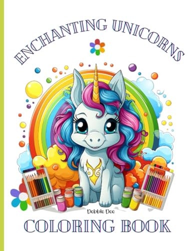 Enchanting Unicorns Coloring Book