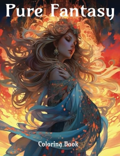Pure Fantasy Coloring Book