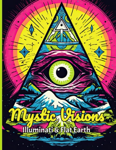 Coloring Book Mystic Vision - Illuminati & Flat Earth