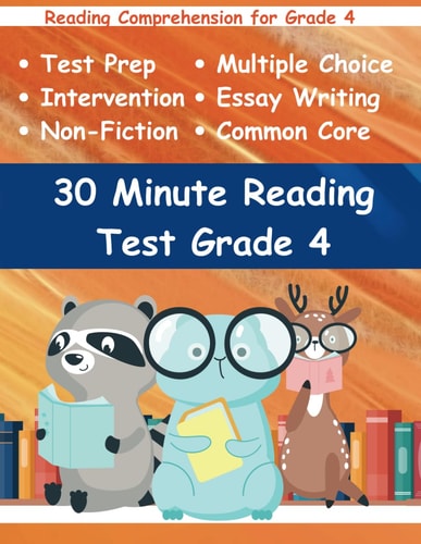 30 Minute Reading Test Grade 4 Reading Comprehension for 4th Grade