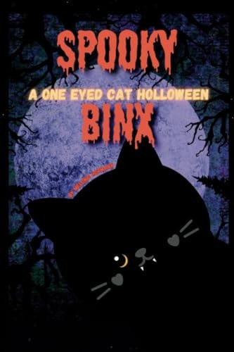 Spooky Binx A One-Eyed Cat Halloween