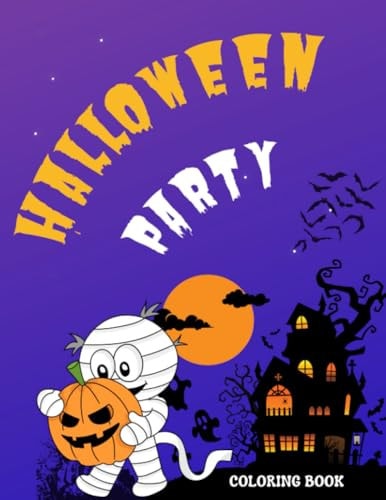 Halloween Party Halloween Coloring Book
