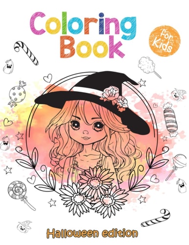 Coloring Book for Kids Halloween Edition
