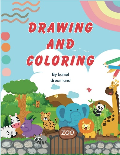 Drawing and Coloring Zoo Animals ( Wild Animals )