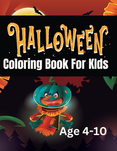 Helloween Coloring Book For Kids Witches, Bats, and Cats: Halloween Coloring Magic