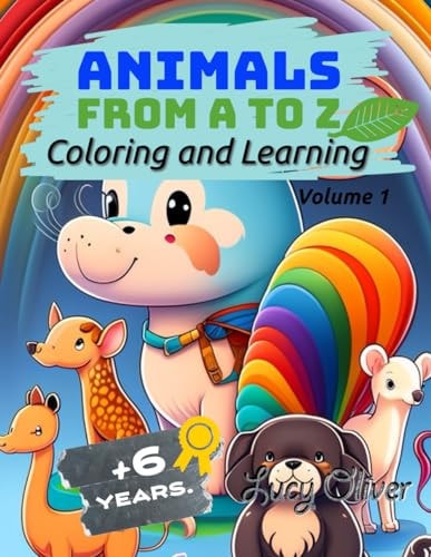 ANIMALS - FROM A TO Z Coloring and Learning