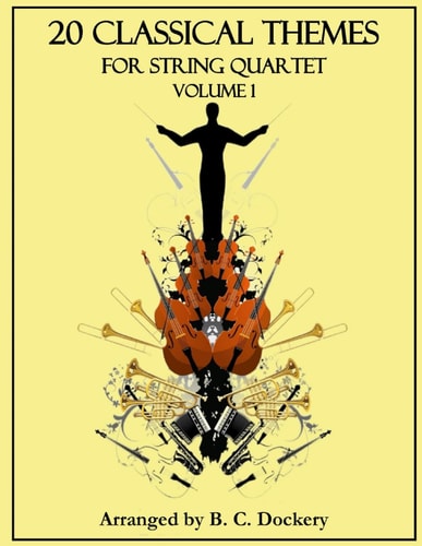 20 Classical Themes for String Quartet Volume 1