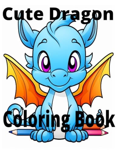 Cute Dragon Coloring Book