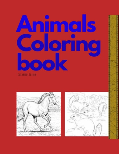 Coloring Book Animals Cute Animals to Colors