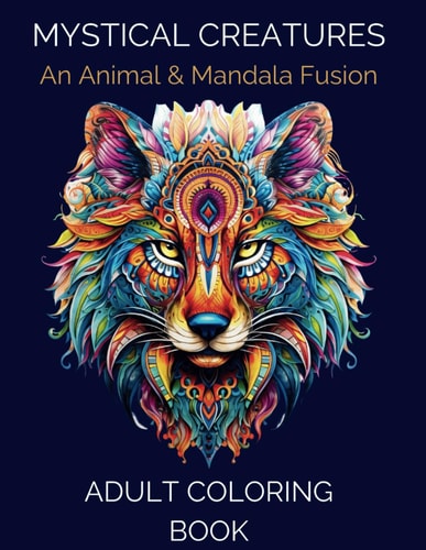 Mystical Creatures An Animal & Mandala Fusion