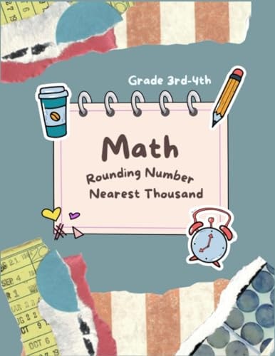 Math Rounding Number Nearest Thousand Grade 3rd-4th Practice 4 Digits Number